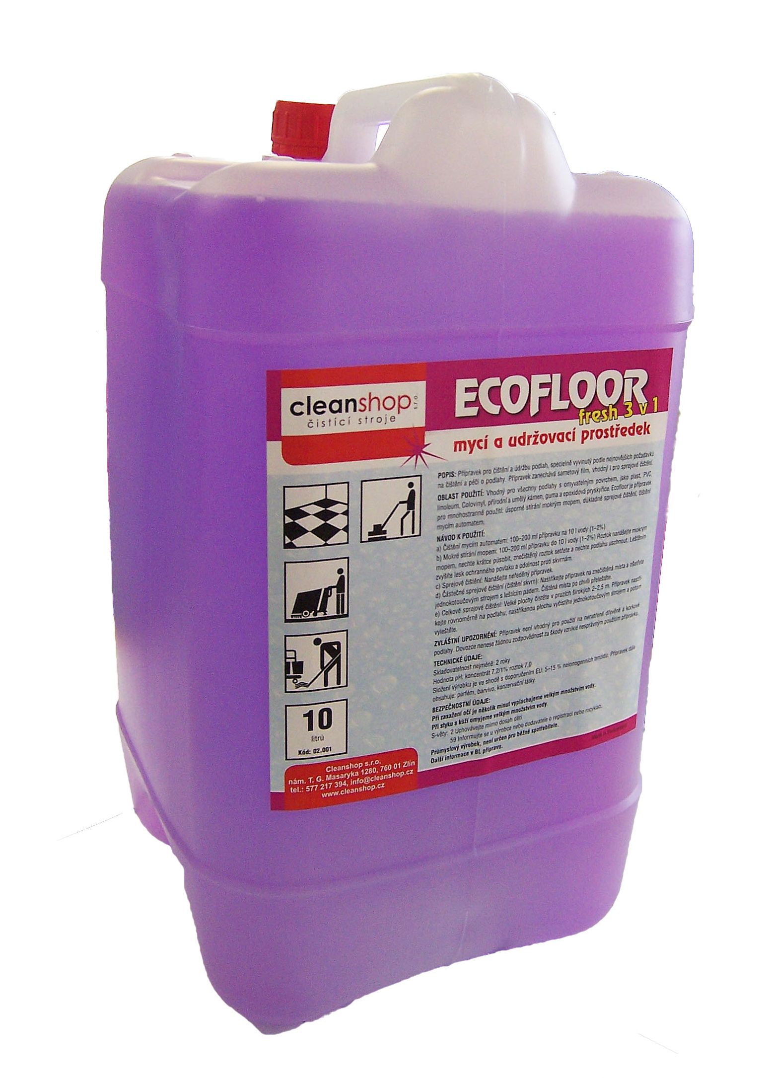 ECOFLOOR 10l prostředek na mytí podlah
