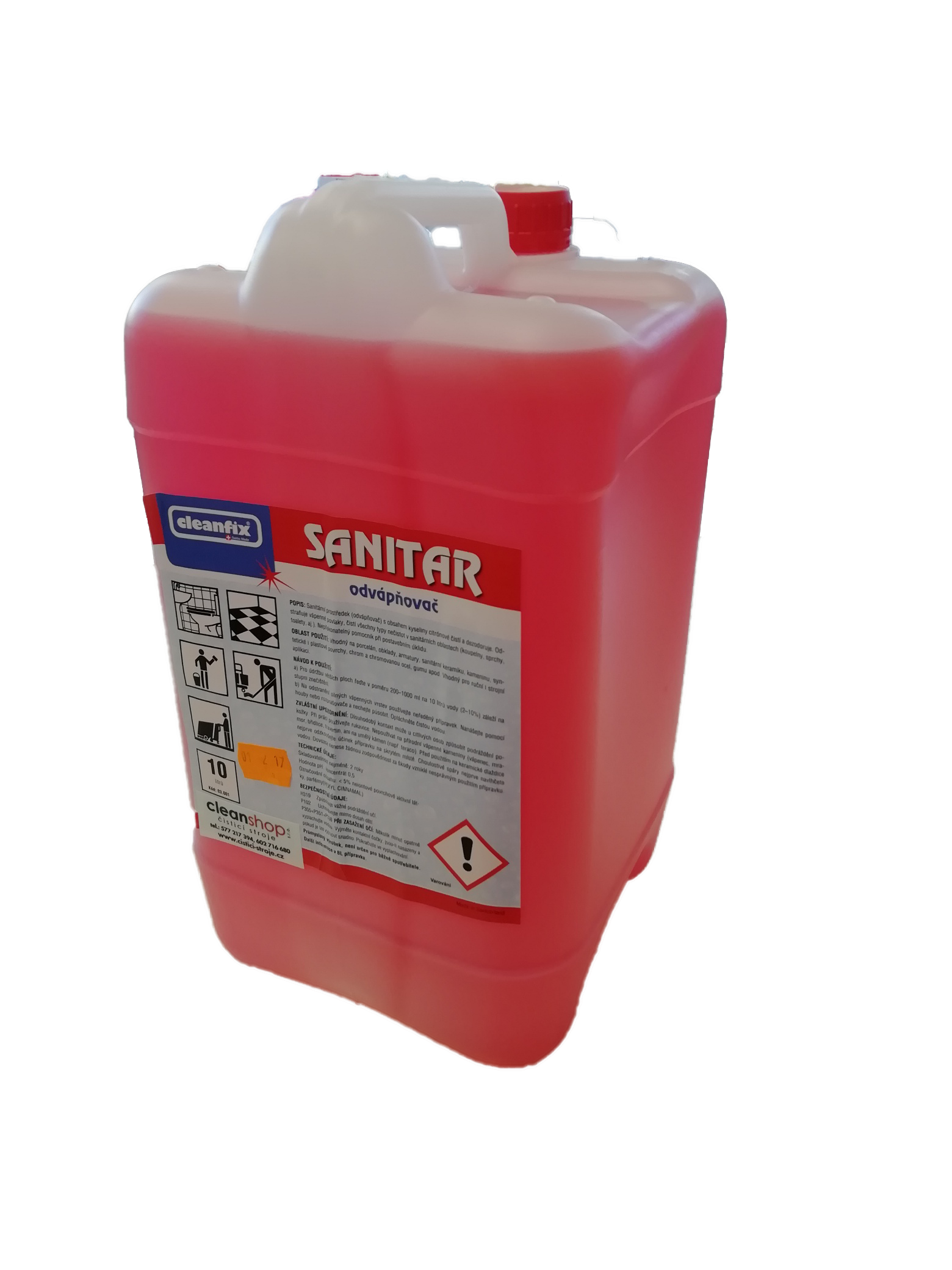 SANITAR 10l sanitární prostředek na mytí podlah