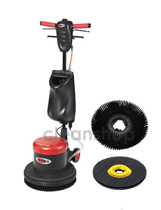 Viper LS 160 HD podlahový mycí stroj jednokotoučový s příslušenstvím