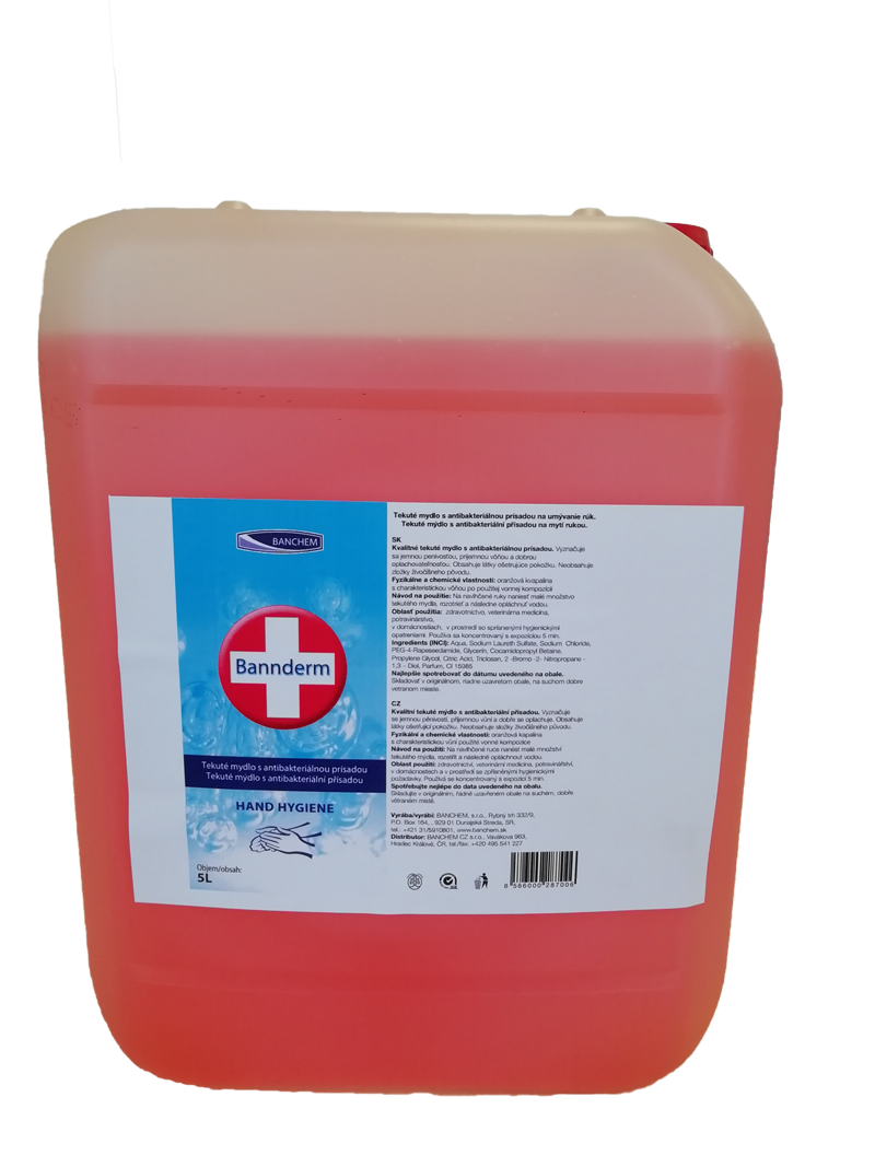 BANNderm antibakteriální mýdlo 5l