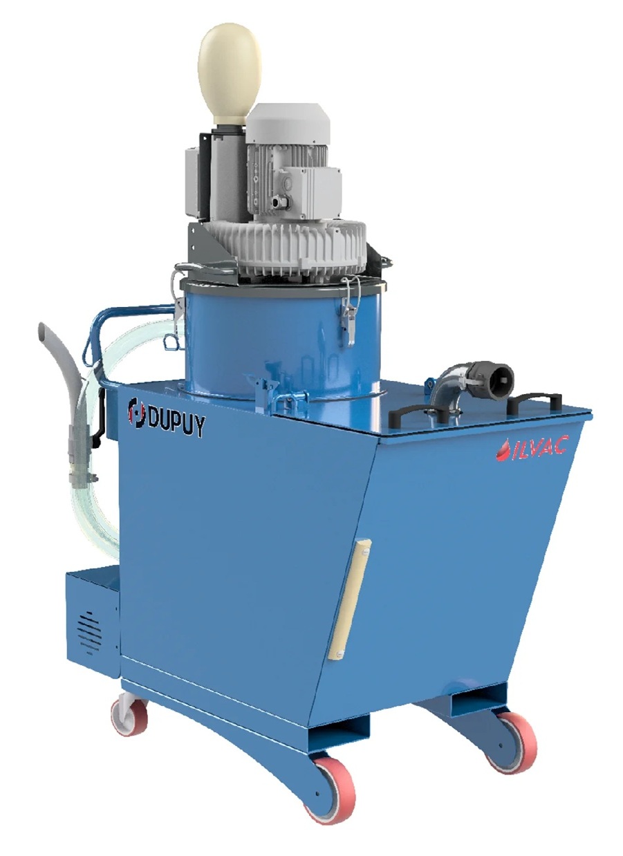 Dupuy OILVAC 200T vysavač na olej, špony a třísky, zabudované čerpadlo (400V)