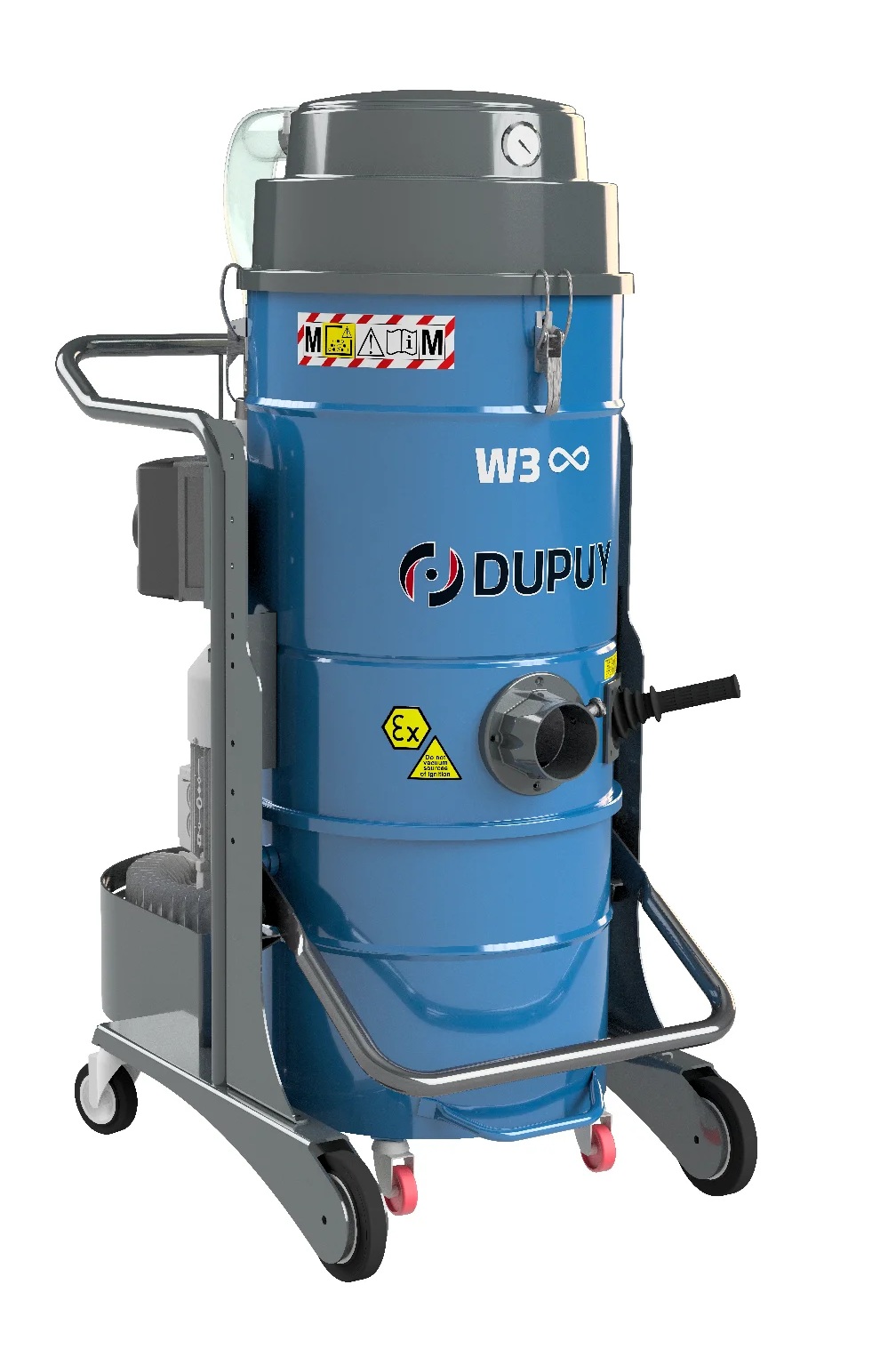 Dupuy W3 INFINI Z22 4kW 65lt průmyslový vysavač do výbušného prostředí ATEX Z22 (400V)